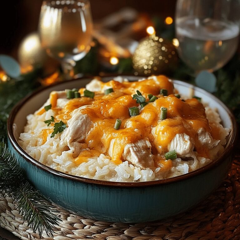 Cheesy Cheesy Chicken And Rice Recipe