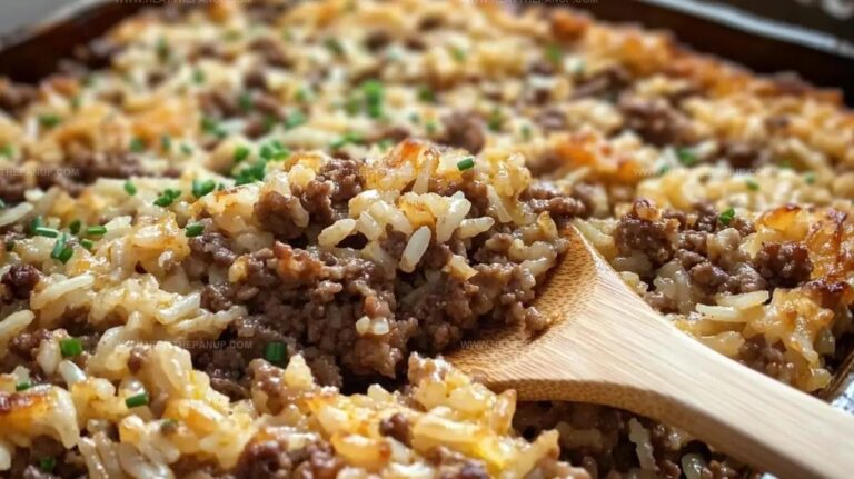 Hamburger Rice Casserole Recipe