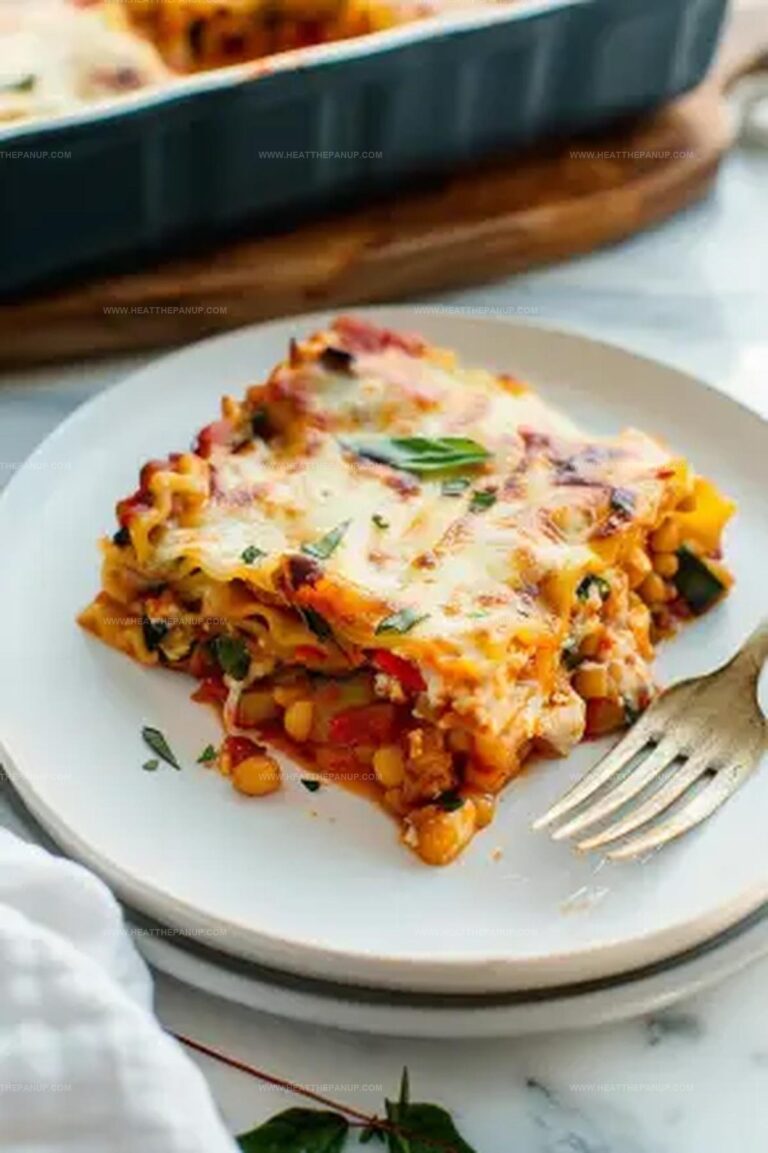Cheesy Vegetable Lasagna Recipe