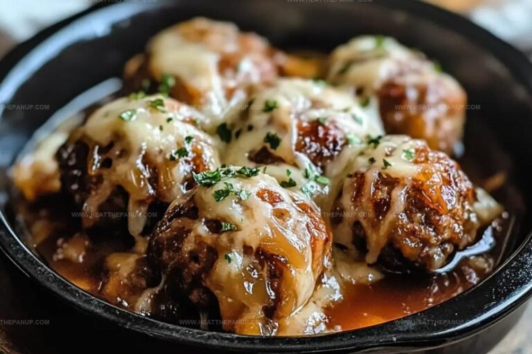 Crock Pot French Onion Meatballs Recipe