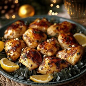 Lemony Lemon Garlic Chicken Bites Recipe