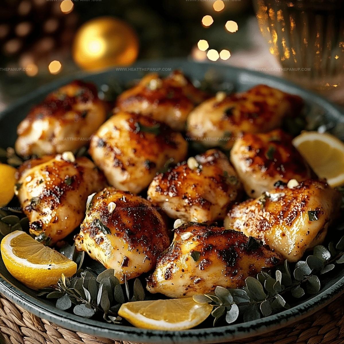 Lemony Lemon Garlic Chicken Bites Recipe