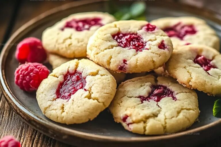 Raspberry Vanilla Butter Cookies Recipe
