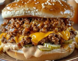 Bold Big Mac Sloppy Joes Recipe