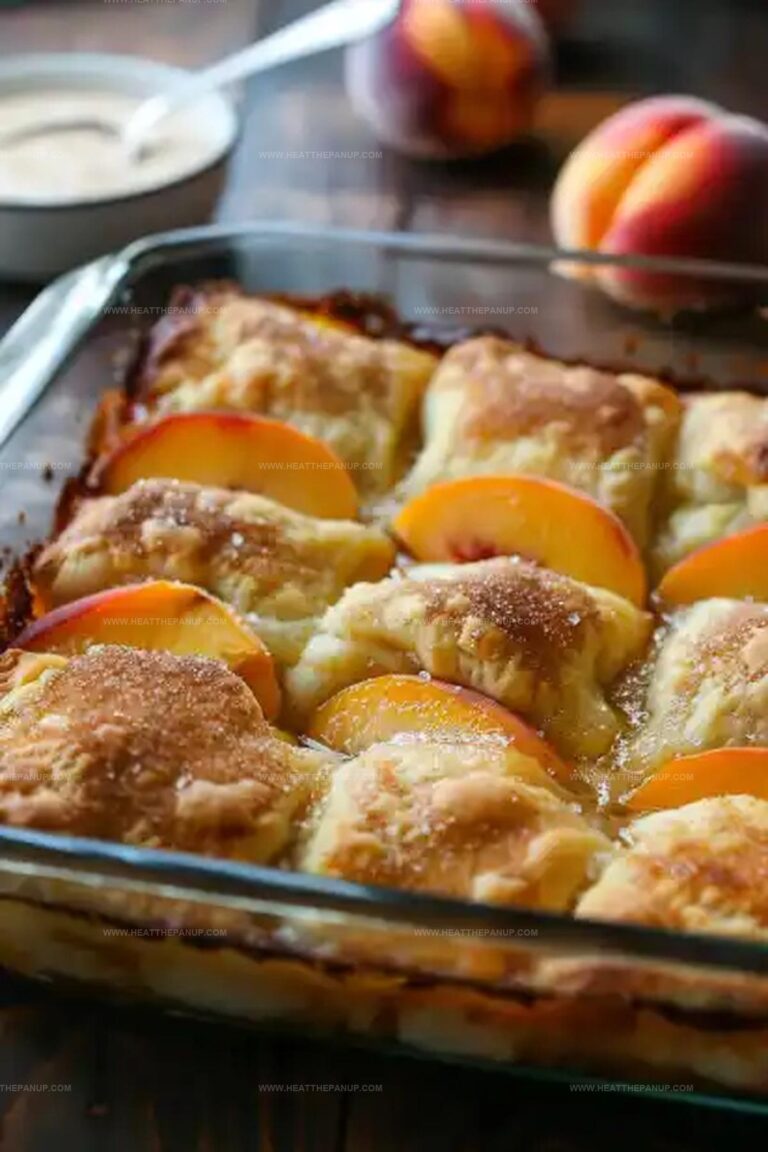 Easy Peach Dumplings Recipe