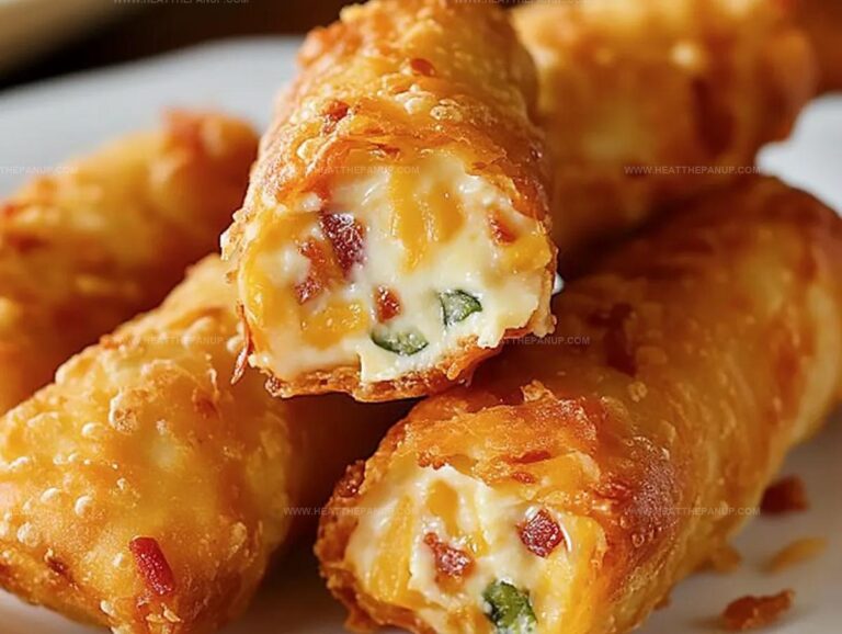 Mini Jalapeno Popper Egg Rolls Recipe