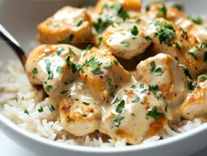 Creamy Herb Chicken & Basmati Rice Recipe