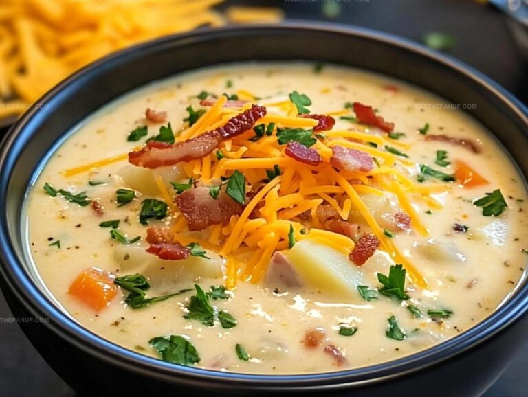 Cheesy Ranch Soup With Turkey Bacon Recipe