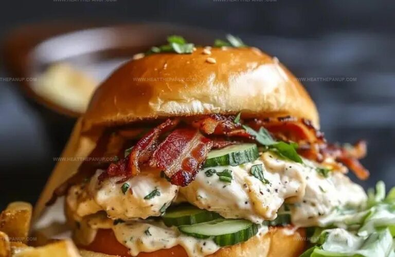 Slow Cooker Chicken & Turkey Bacon Ranch Sandwiches Recipe