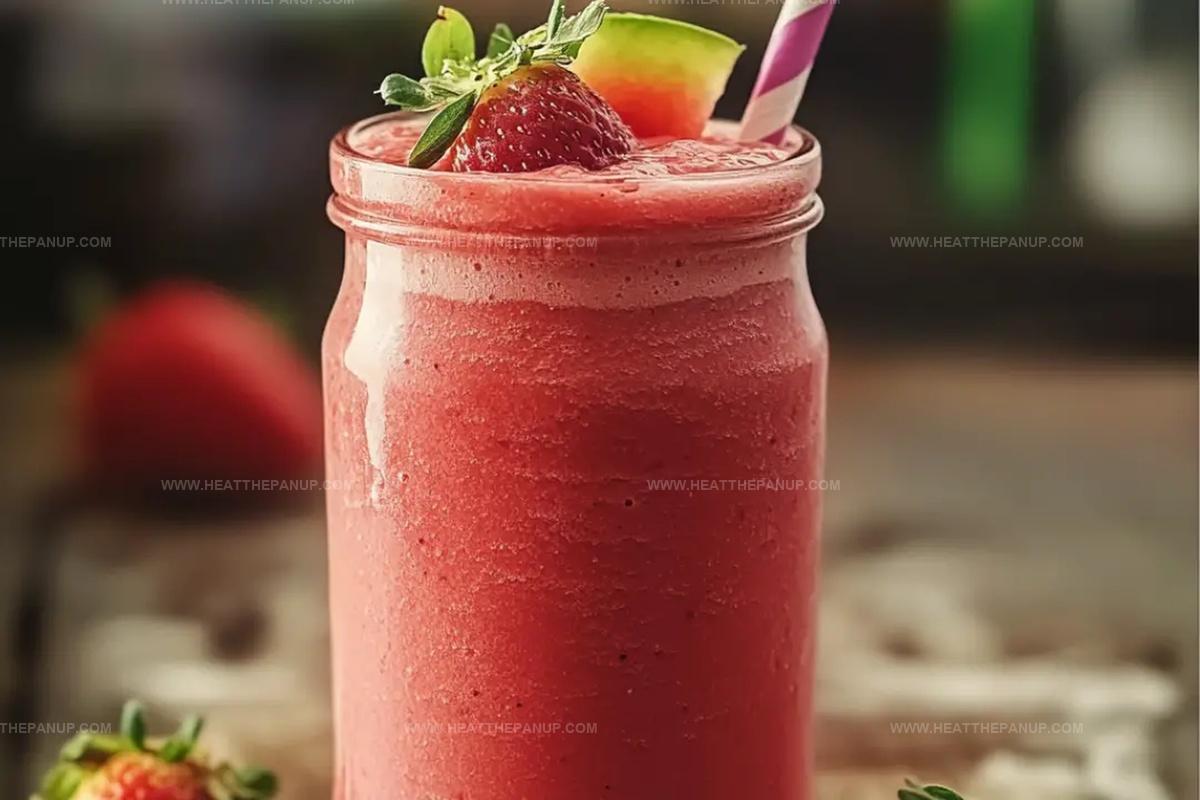 Watermelon Strawberry Smoothie Recipe