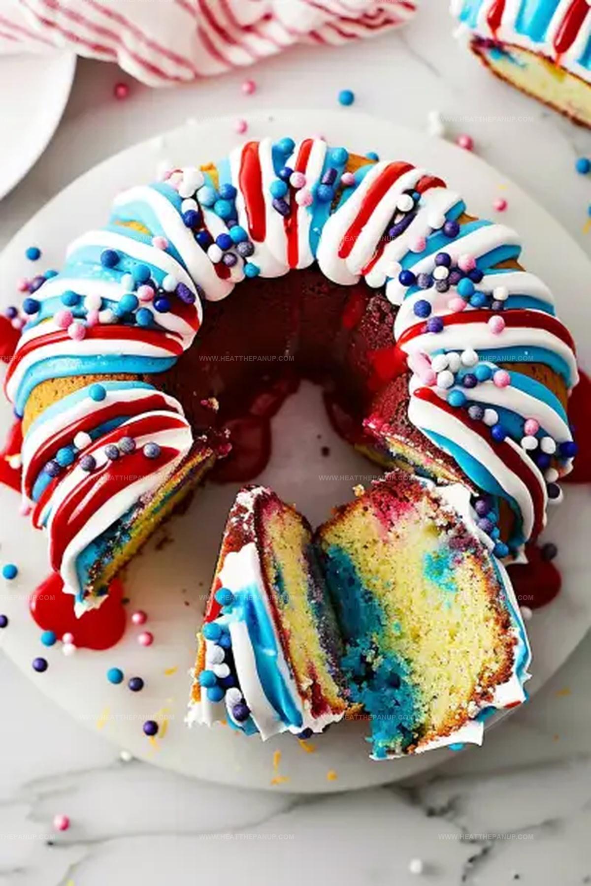 Lemon-Berry Firecracker Cake Recipe