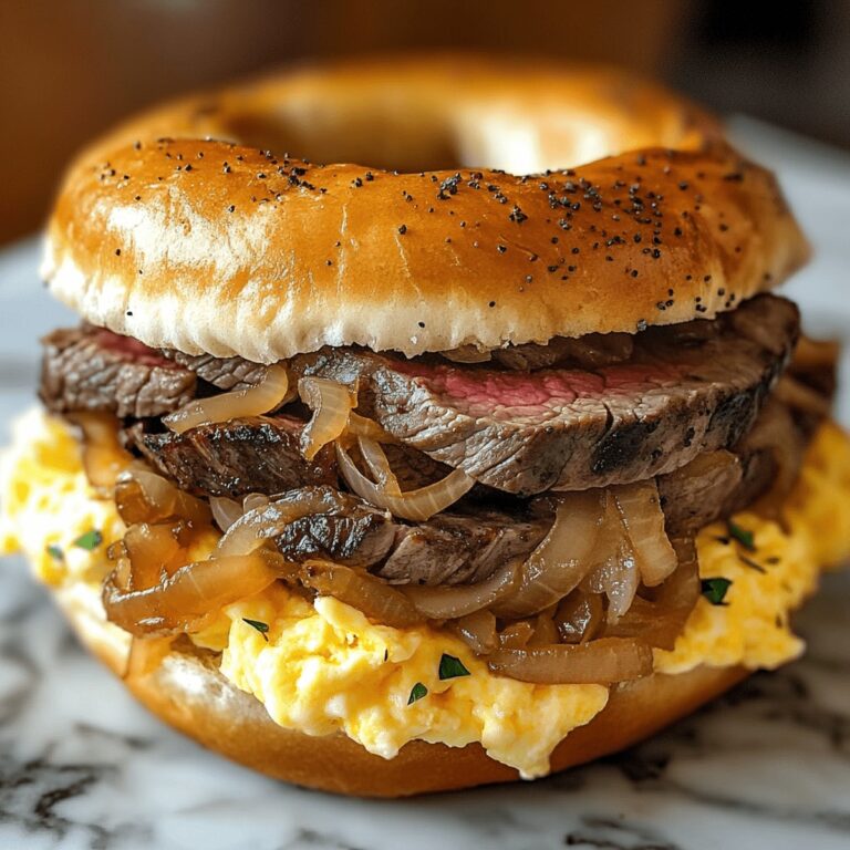 Copycat Mcdonalds Steak Egg And Cheese Bagel Recipe