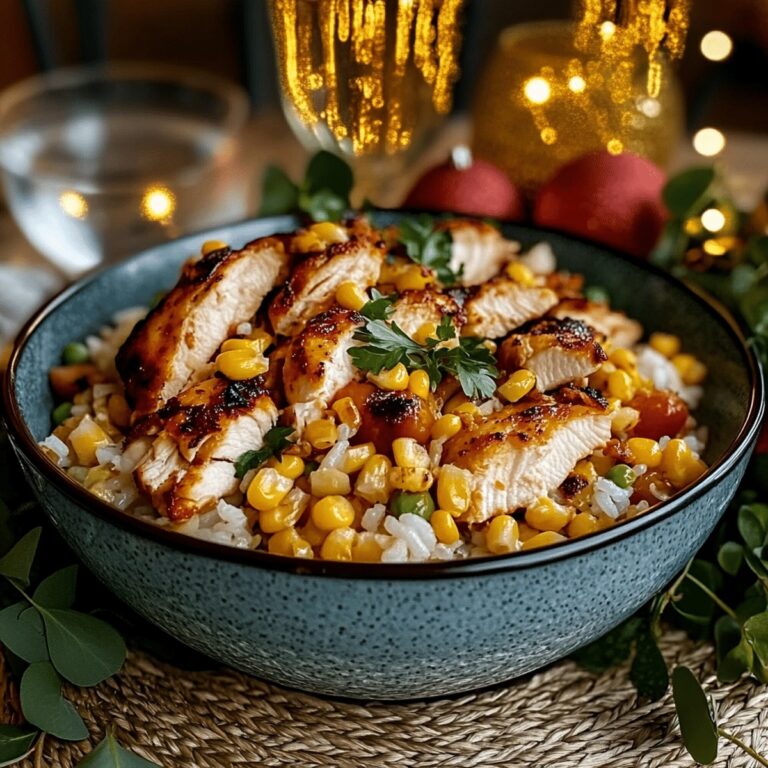 Streetwise Street Corn Chicken Rice Bowl Recipe
