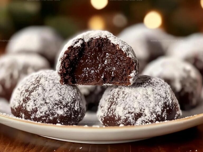 Chocolate Snowball Cookies Recipe