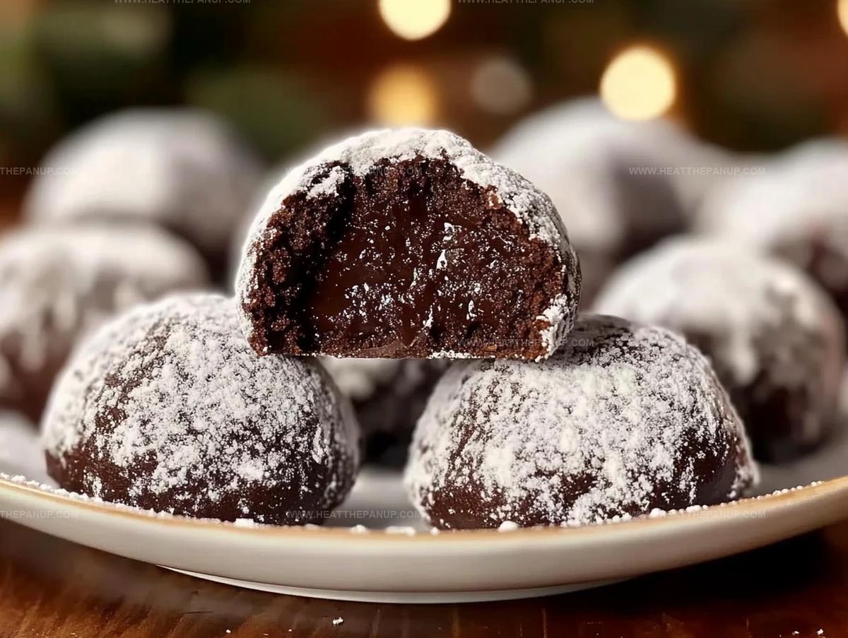Chocolate Snowball Cookies Recipe