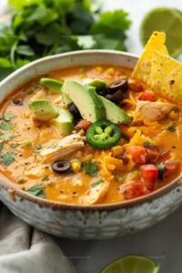 Creamy Chicken Tortilla Soup Recipe