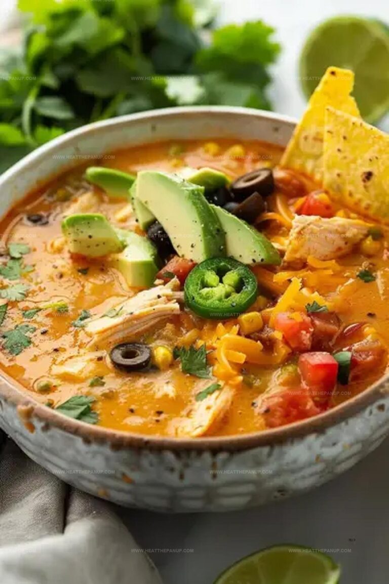 Creamy Chicken Tortilla Soup Recipe