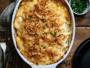 French Onion Funeral Potatoes Recipe