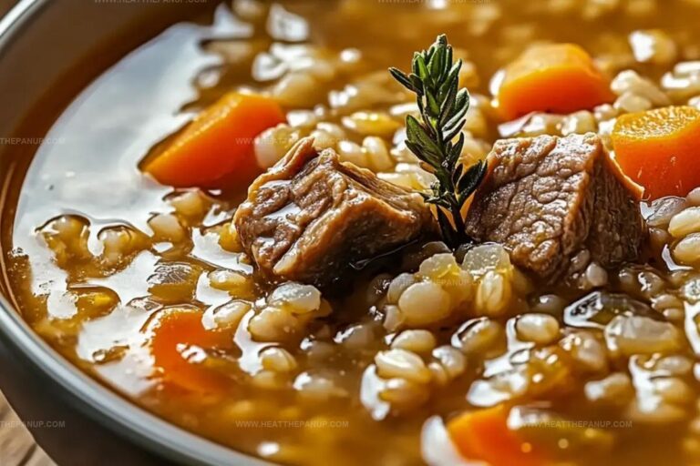 Beef Barley Soup Recipe