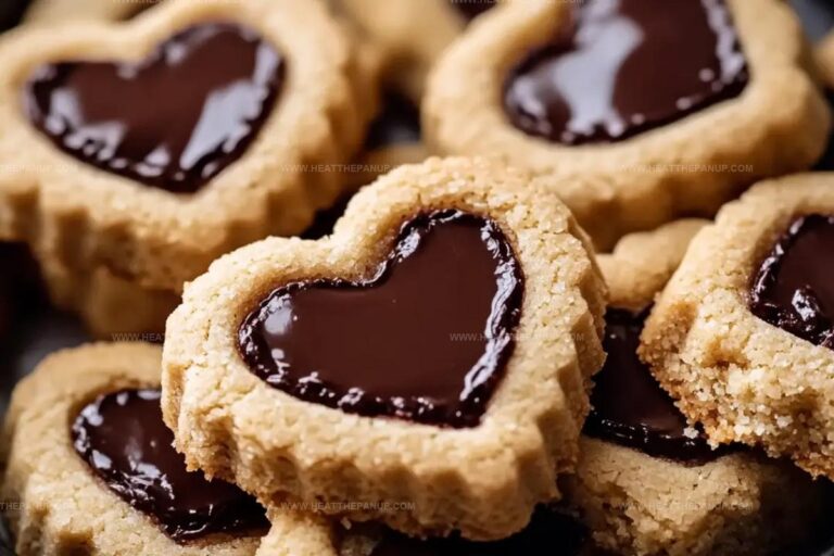 Linzer Heart Cookies With Chocolate Filling Recipe