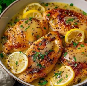 Lemon Chicken With Lemon Butter Sauce Recipe