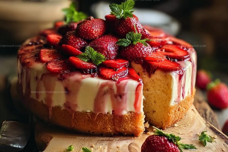 Strawberry Cheesecake Pound Cake Recipe