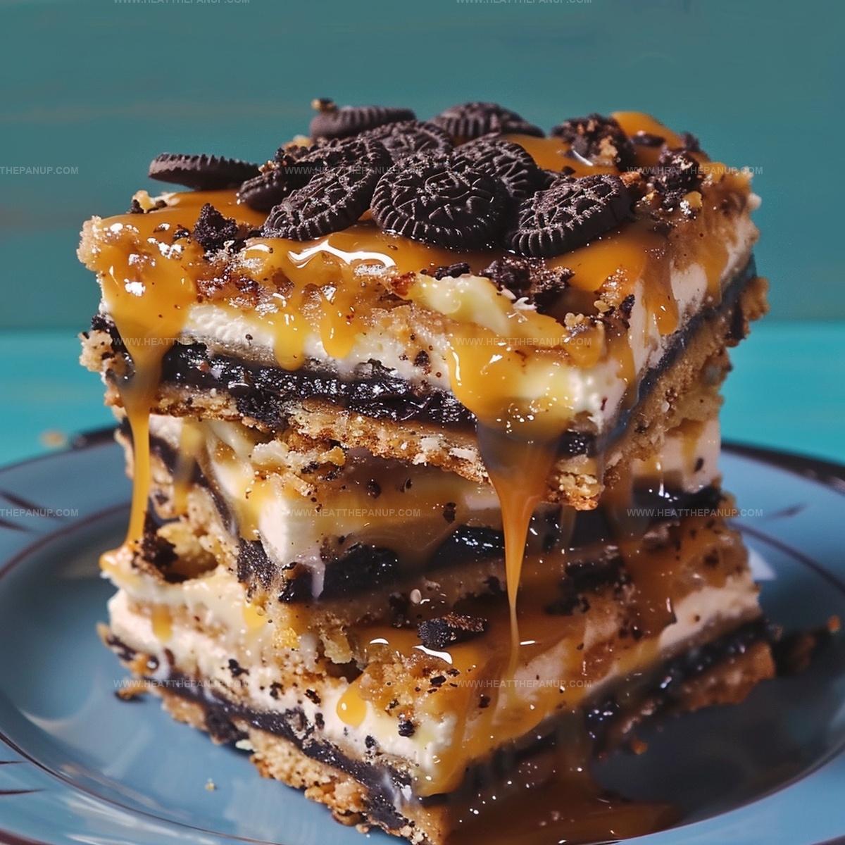 Decadent Oreo Cheesecake Cookie Bars Recipe