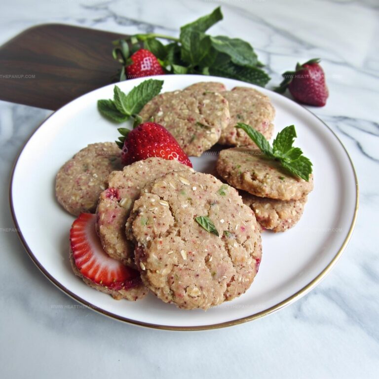 Strawberry And Mint Biscuits For Dogs Recipe