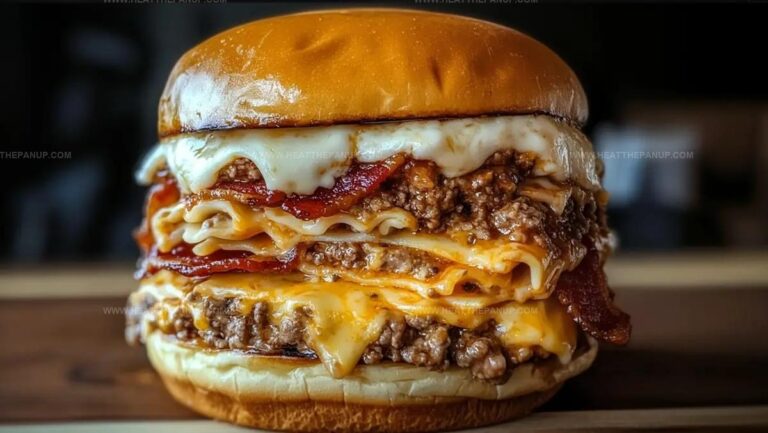 Turkey Bacon Lasagna Burger Recipe