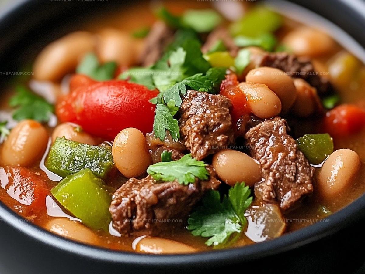 Slow Cooker Pinto Beans, Green Chile, And Beef Recipe