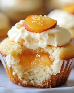 Honey Peach Cream Cheese Cupcakes Recipe
