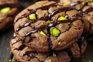 Brown Butter Chocolate Pistachio Cookies Recipe