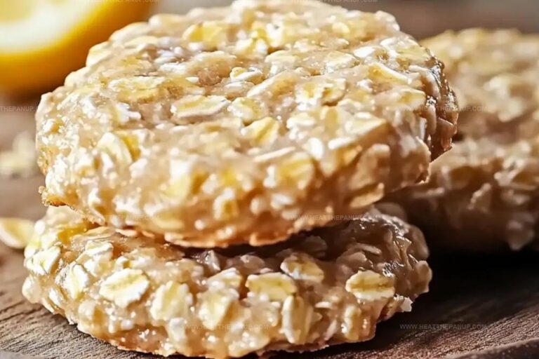 Lemon Oatmeal No-Bake Cookies Recipe