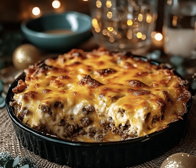 Doubly-Cheesy Cheeseburger Casserole Recipe