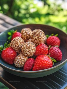 Strawberry And Banana Oat Balls For Dogs Recipe