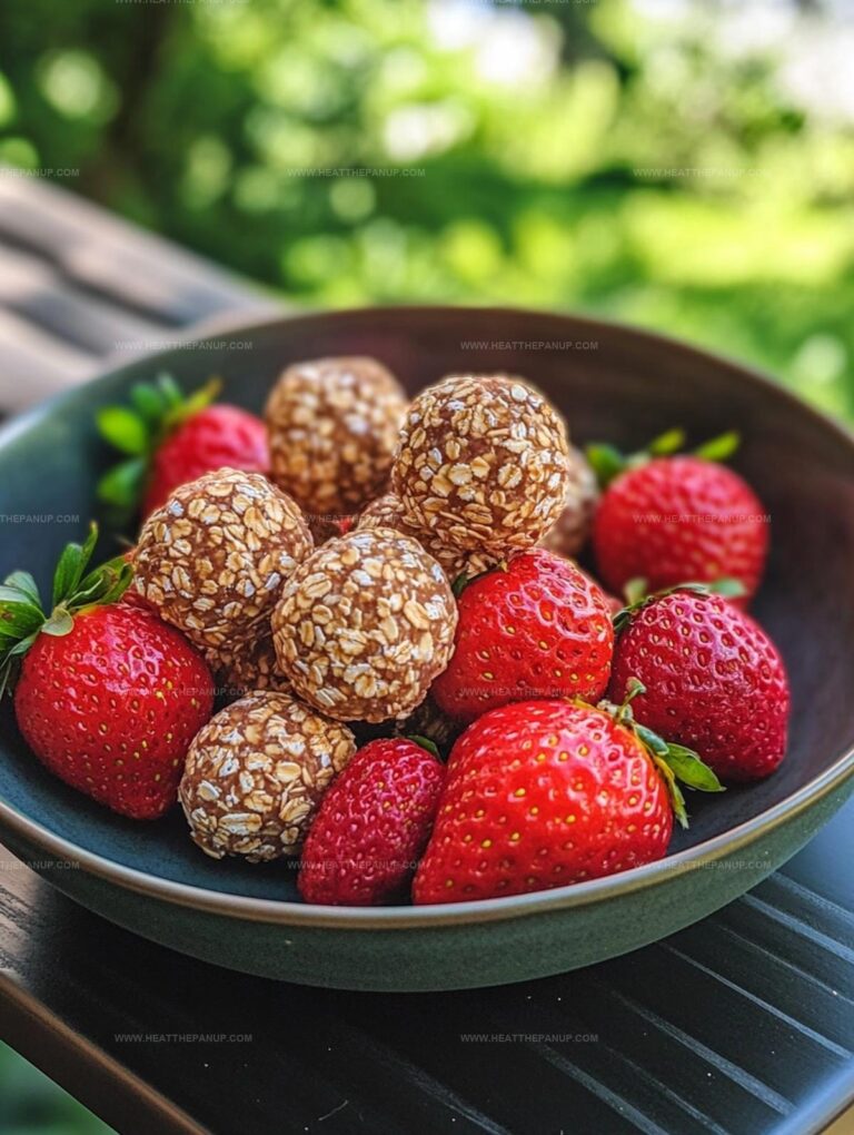 Strawberry And Banana Oat Balls For Dogs Recipe