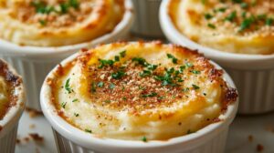 Garlic Parmesan Mashed Potato Cups Recipe