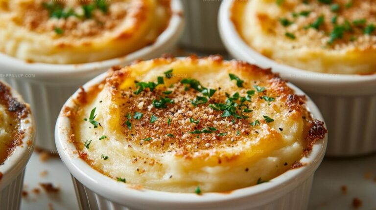 Garlic Parmesan Mashed Potato Cups Recipe