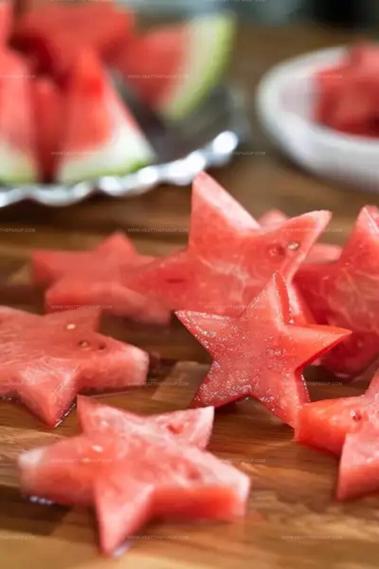 How To Cut Watermelon Stars Recipe