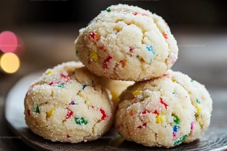 Funfetti Snowball Cookies Recipe