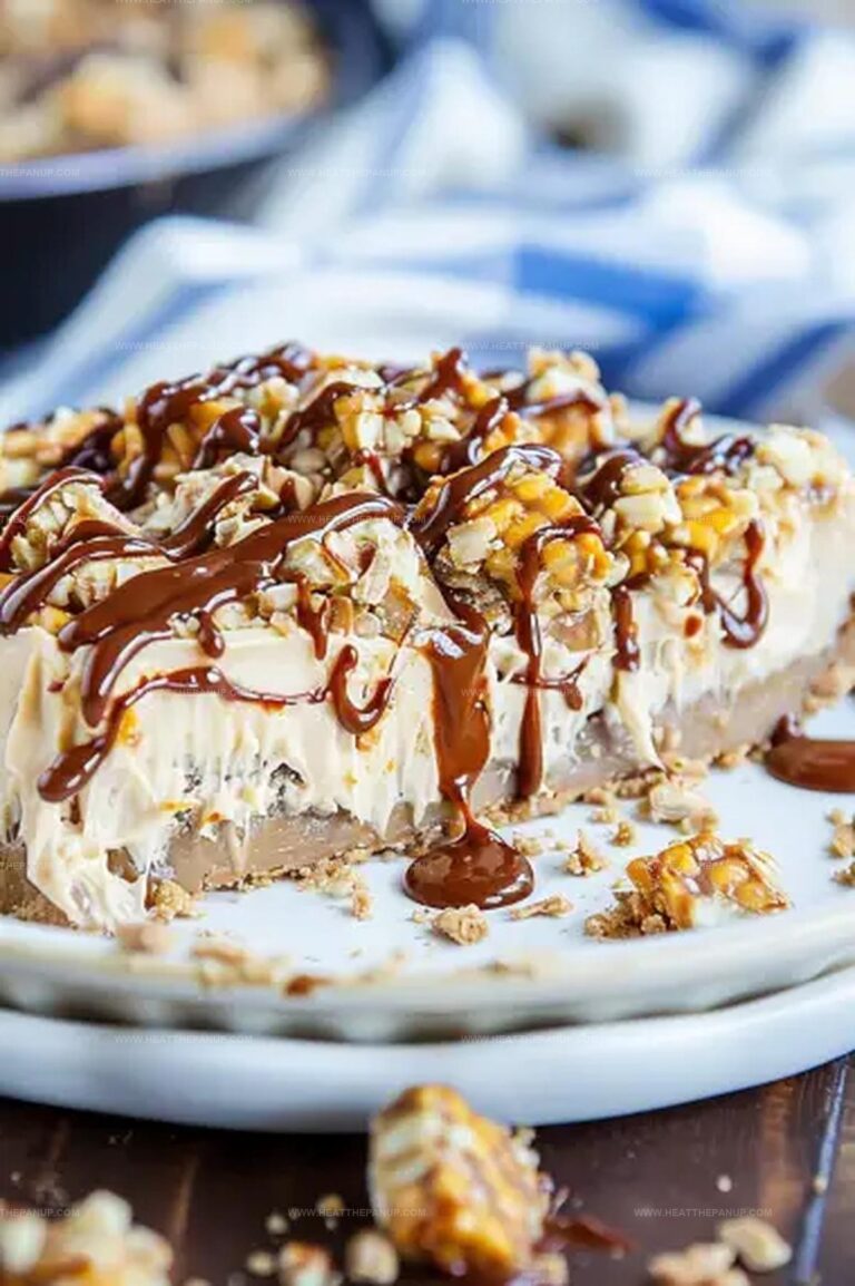 No-Bake Snickers Bar Pie Recipe