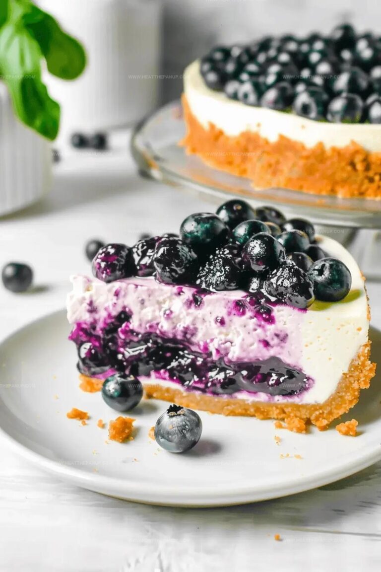 No-Bake Blueberry Cheesecake Recipe
