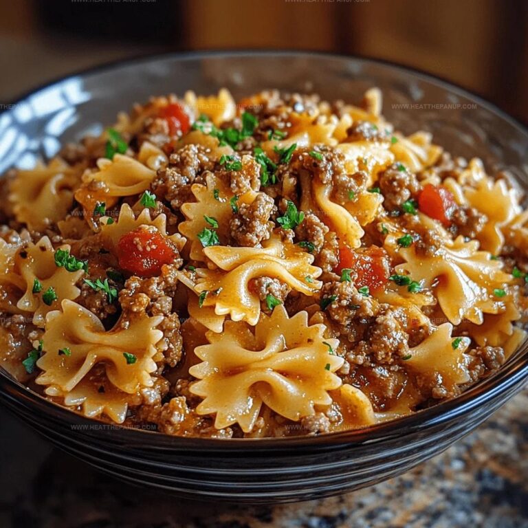 Bowtie Pasta With Ground Beef Recipe