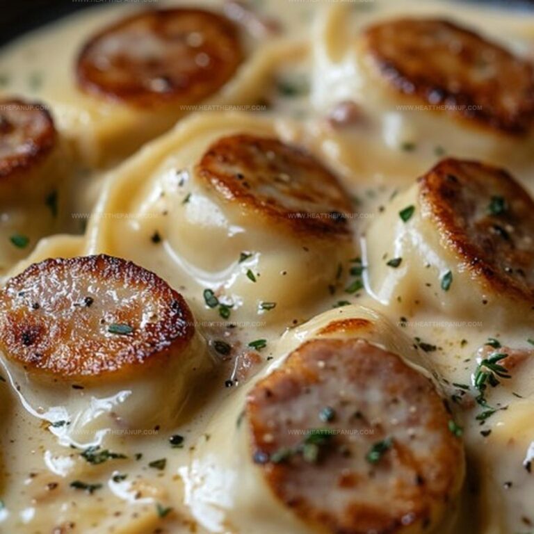 Crockpot Pierogi Casserole With Kielbasa Recipe