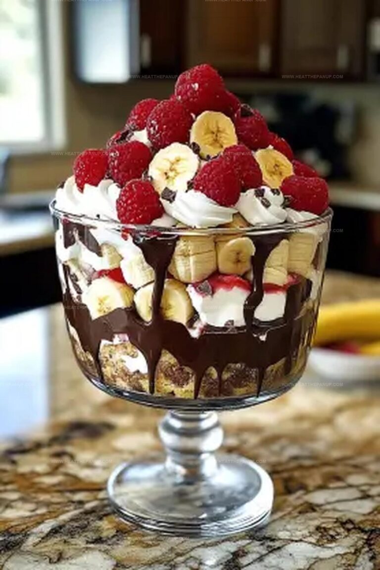 No-Bake Chocolate Banana Split Trifle Recipe