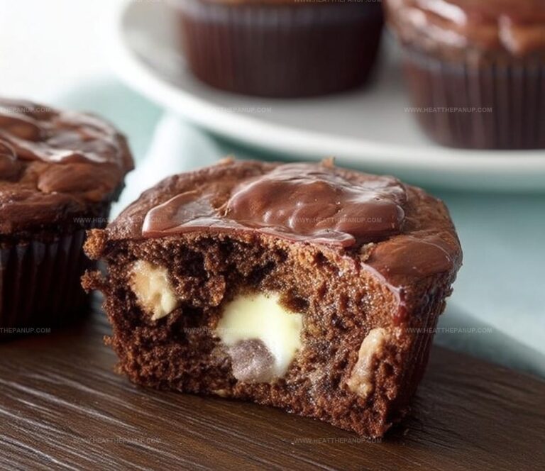 Cheesecake Stuffed Chocolate Cupcakes Recipe