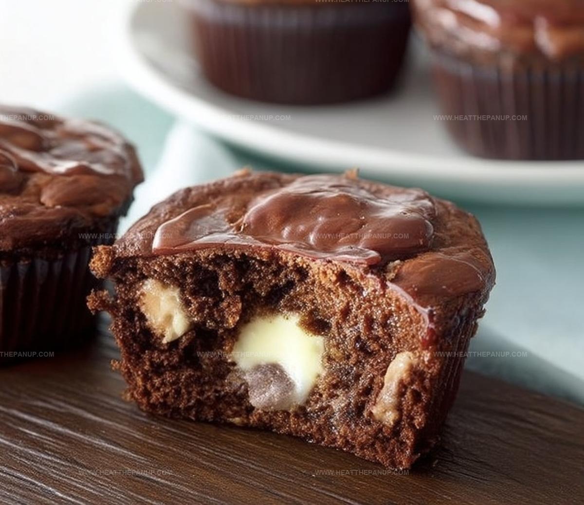 Cheesecake Stuffed Chocolate Cupcakes Recipe
