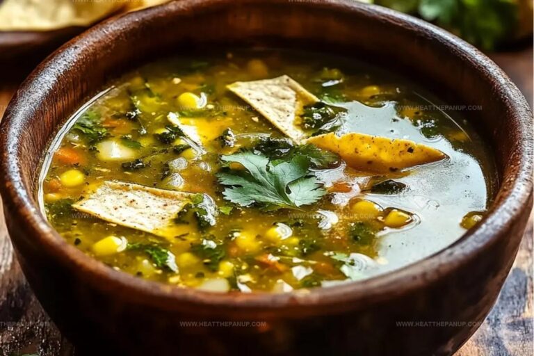 Salsa Verde Tortilla Soup Recipe