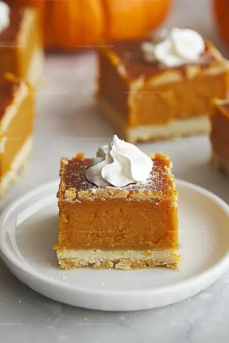 Pumpkin Pie Bars Recipe
