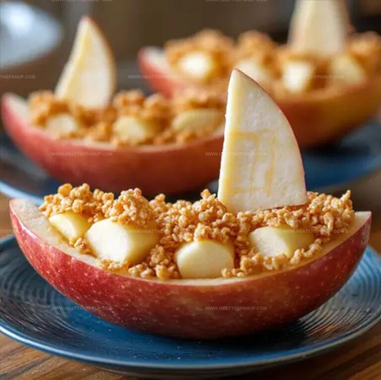 Crunchy Apple Boats Recipe